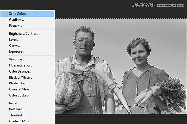 Photoshop快速的给老照片添加真实的颜色