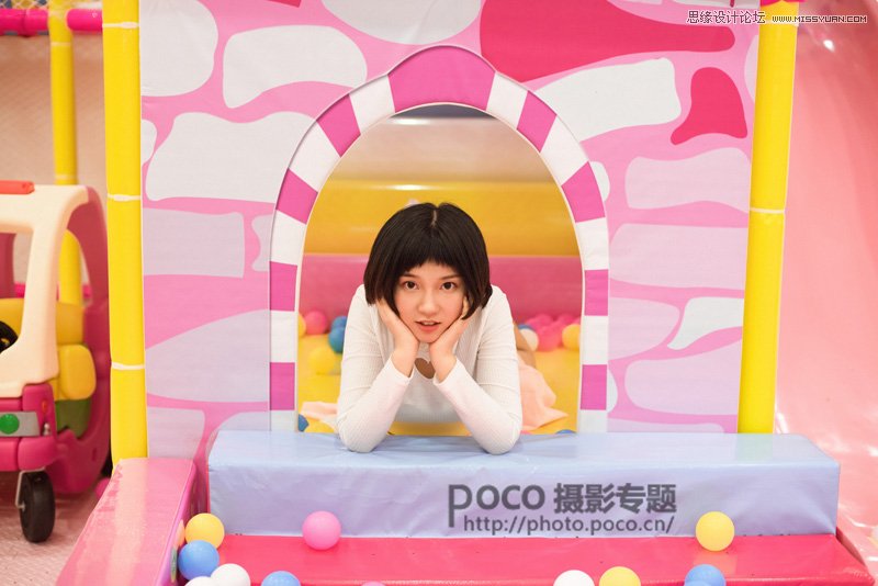 Photoshop调出室内人像柔美的暖色日系效果