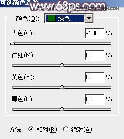 Photoshop调出外景林中女孩梦幻紫色效果