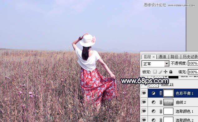 Photoshop调出外景人像唯美逆光效果图