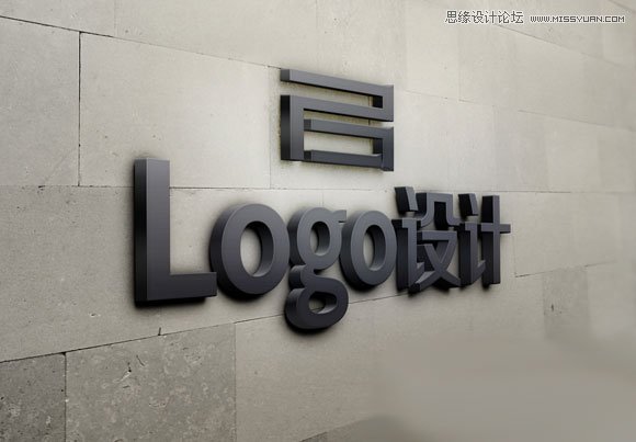 Photoshop制作立体效果的透视3D立体字