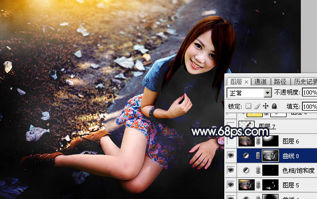 Photoshop԰ŮӻЧͼ