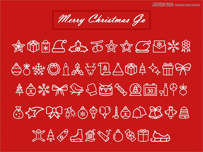 20款令人惊喜的圣诞节主题字体打包下载