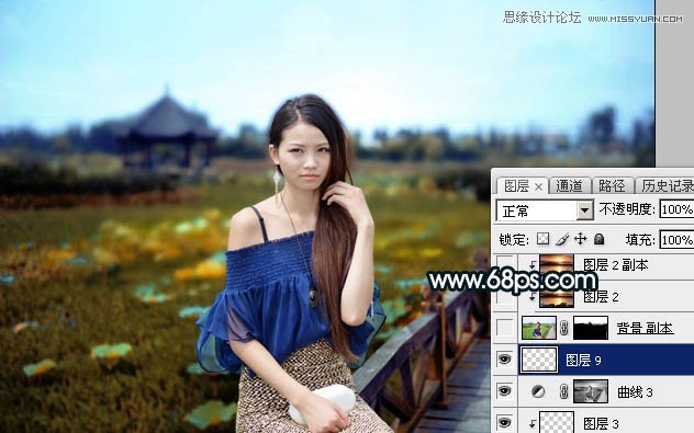 Photoshop⾰ŮӽɫƻЧͼ