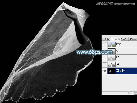 ps抠章教程_ps通道抠婚纱教程(3)