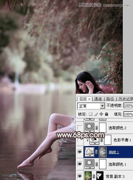 PhotoshopӱŮΨɫЧͼ