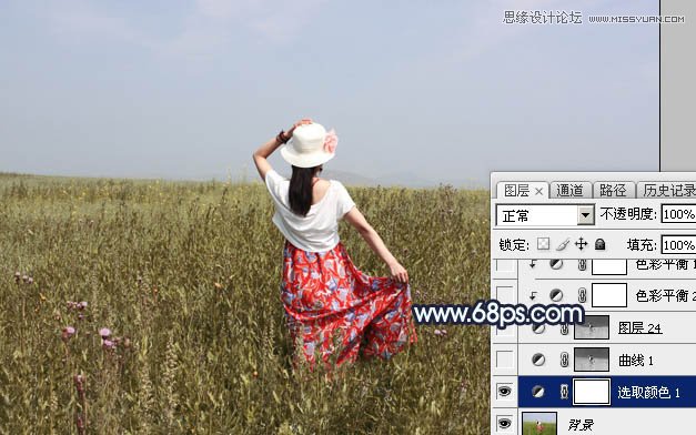 Photoshopݴ⾰ŮɫЧ