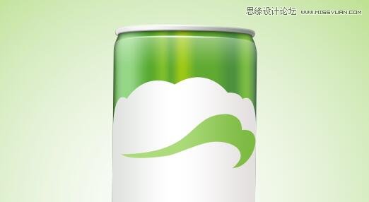 Photoshop绘制绿色时尚风格的易拉罐(3) - 专业