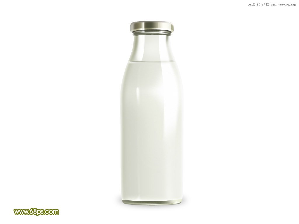 矢量玻璃瓶牛奶设计图__广告设计_广告设计_设计图库_昵图网nipic.com