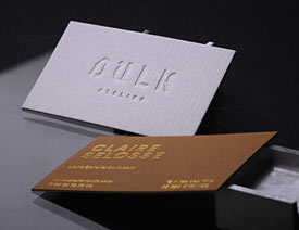 Atelier Bulk设计师凸版卡片设计欣赏