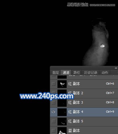 Photoshop抠出草原上透明的婚纱照
