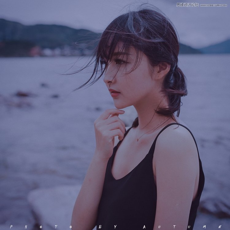 Photoshop调出人像照片暗色电影胶片效果