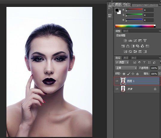 Photoshop制作人像被颗粒打散艺术效果