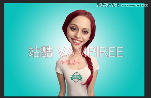 Photoshop快速把普通人像转成大头娃娃效果