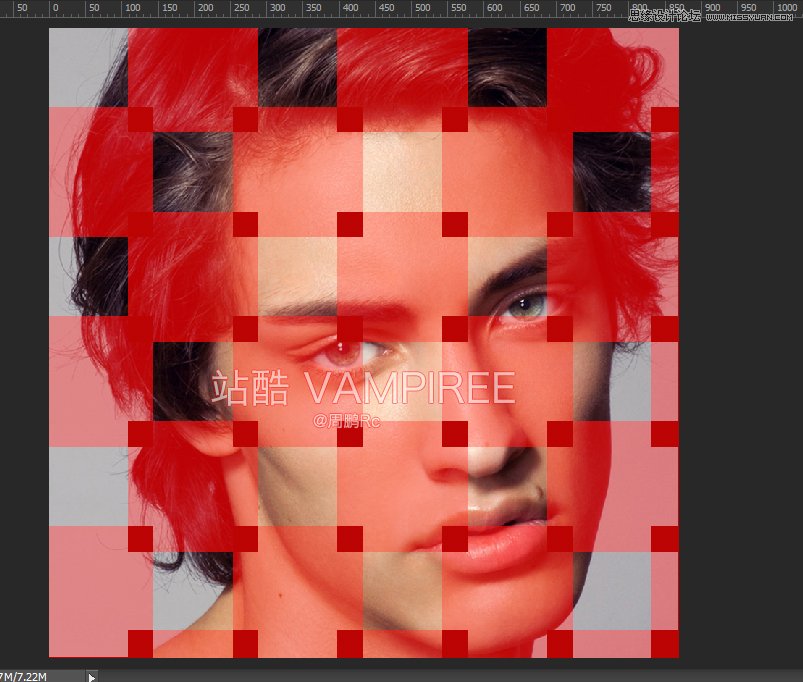 Photoshop制作创意的人像编织艺术效果