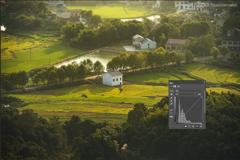 Photoshop加LR给外景照片添加清新唯美色彩