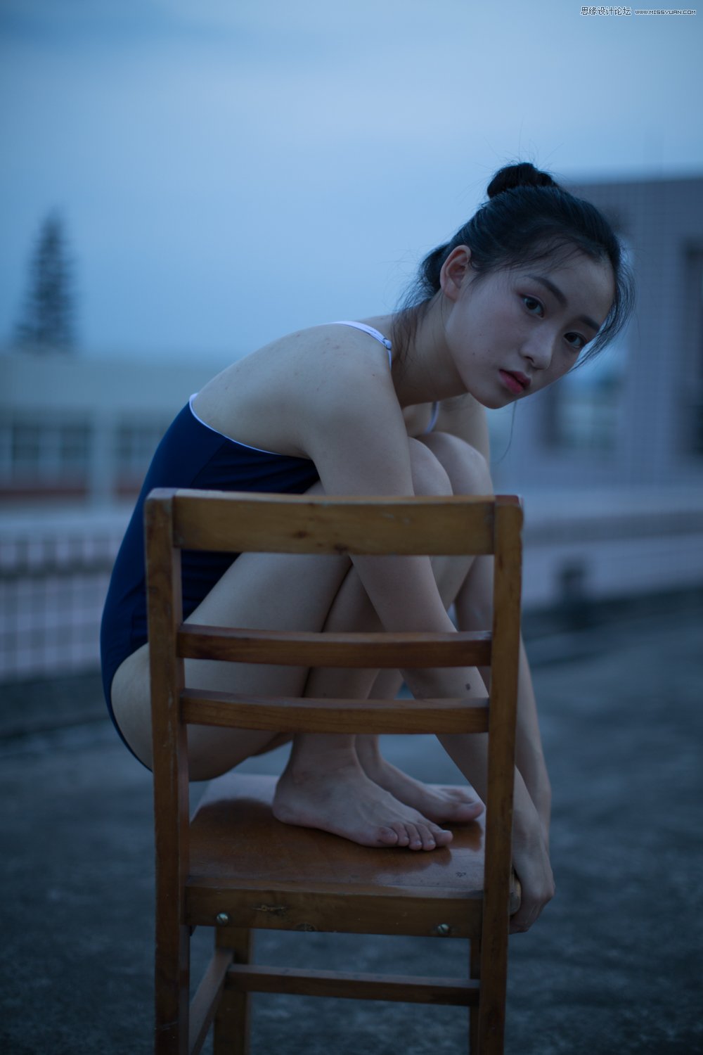 Photoshop调出美女人像照片甜美日系暖色调