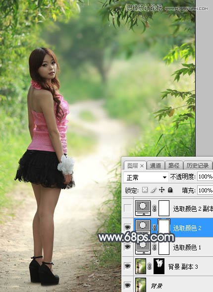 Photoshop调出人像照片唯美的逆光艺术效果