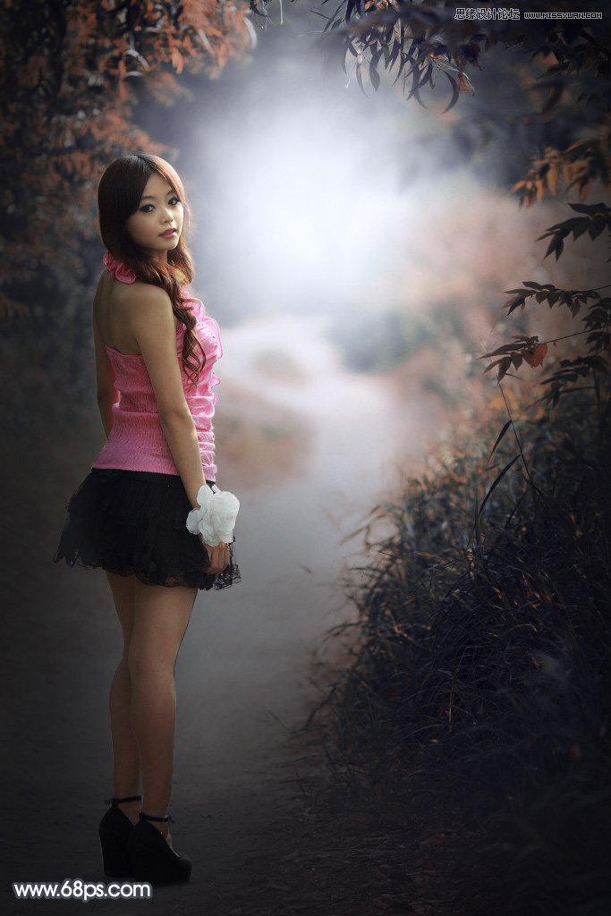 Photoshop调出人像照片唯美的逆光艺术效果