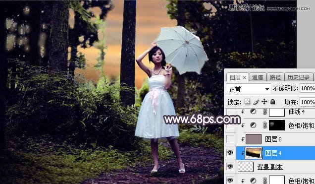PhotoshopйƬɫЧͼ