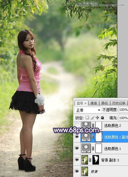Photoshop给人像照片添加暖色高光装饰效果