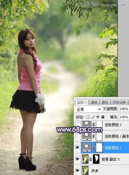 Photoshop给人像照片添加暖色高光装饰效果