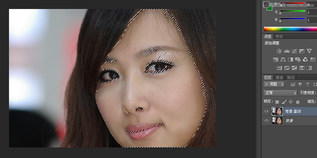 Photoshop巧用色彩范围打造糖水皮肤实例
