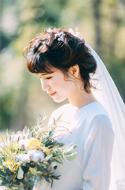 Photoshop调出婚纱照片阿宝色通透肤色效果