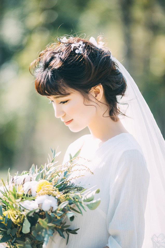 Photoshop调出婚纱照片阿宝色通透肤色效果
