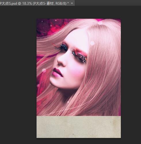 Photoshop巧用蒙版设计复古风格的人像海报