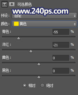 Photoshop给风景照片添加唯美夕阳景色