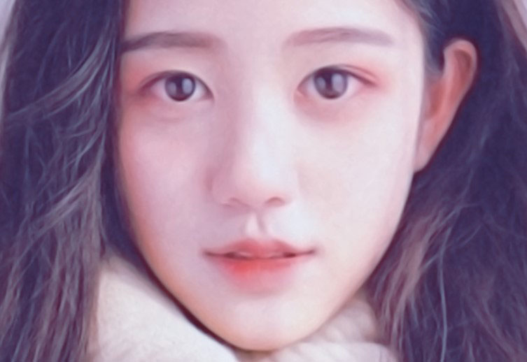 Photoshop给复古女孩照片转唯美手绘效果