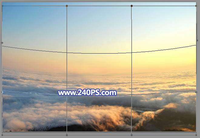 Photoshop合成在云端施法的梦幻天使