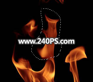 Photoshop巧用变形工具制作火焰艺术字