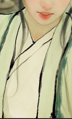 Photoshop制作中国风唯美主题工笔画人像效果