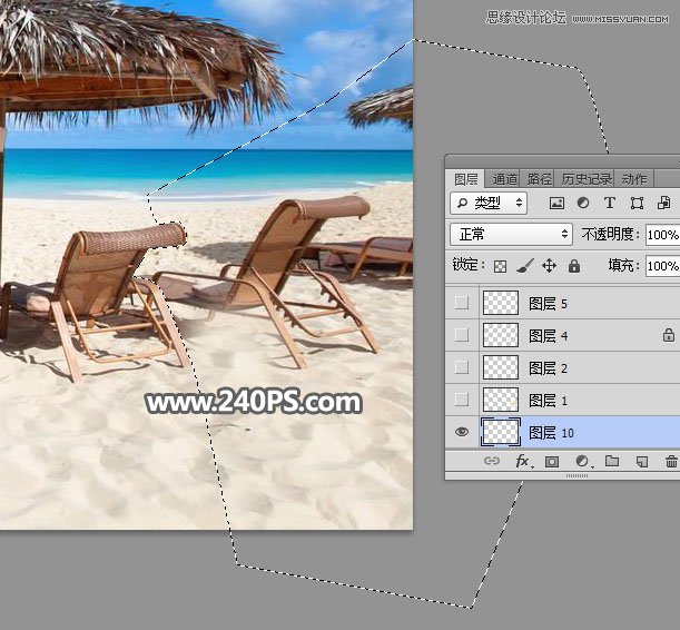 Photoshop快速消除照片中不需要的物品