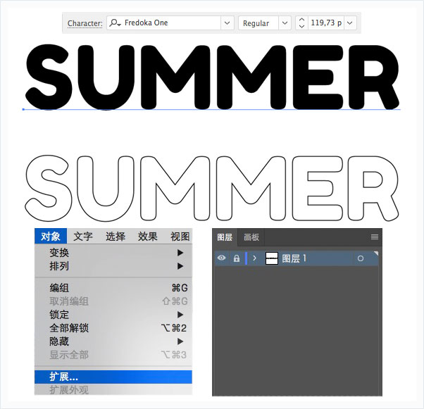 IllustratorʱеSummerֽ̳