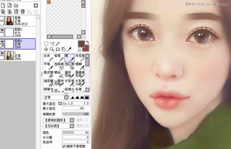 Photoshop快速的把手机照片转成唯美手绘效果