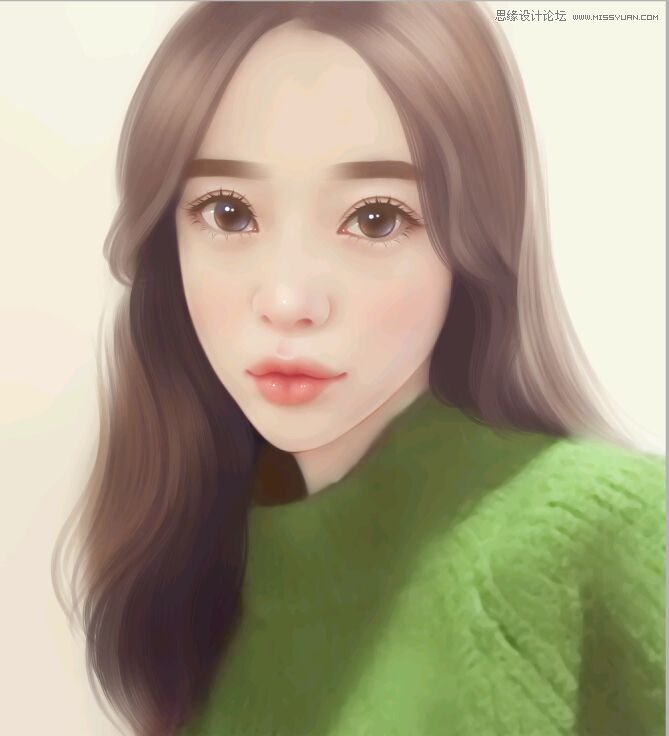 Photoshop快速的把手机照片转成唯美手绘效果