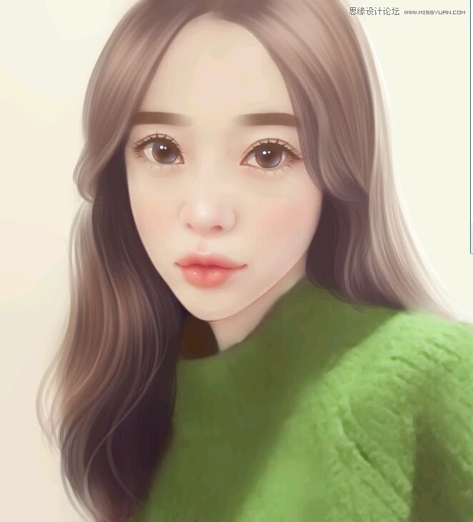 Photoshop快速的把手机照片转成唯美手绘效果