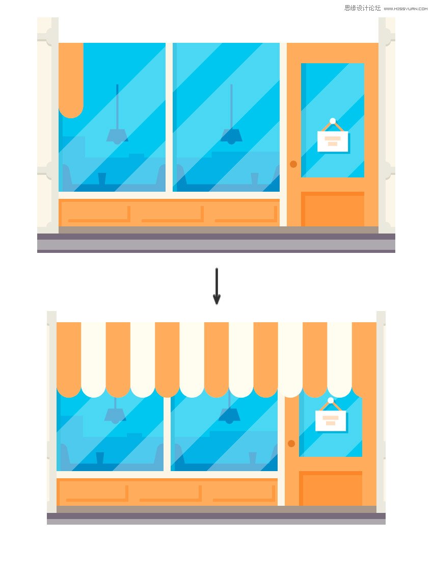 IllustratorƱƽķݺ·Ч
