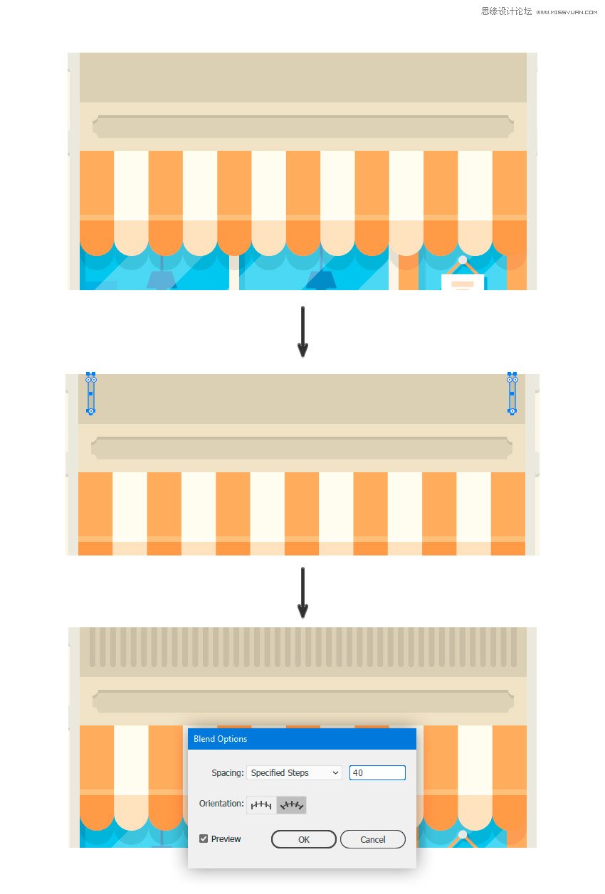 IllustratorƱƽķݺ·Ч