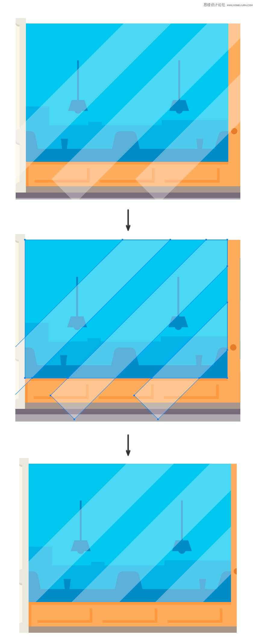 IllustratorƱƽķݺ·Ч