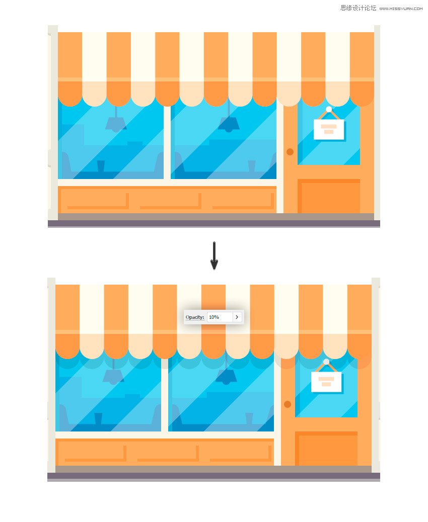 IllustratorƱƽķݺ·Ч