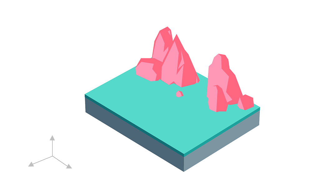 Illustrator绘制3D立体效果的悬浮插画效果