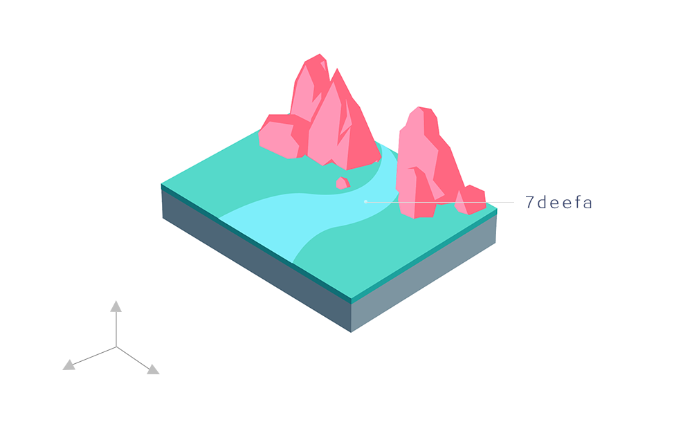 Illustrator绘制3D立体效果的悬浮插画效果