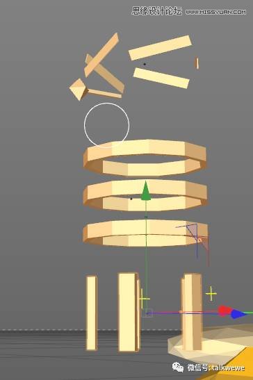 C4D制作低多边形风格的3D场景图,PS教程,思缘教程网