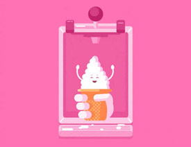 Illustrator结合AE制作巧克力冰淇淋动画效果