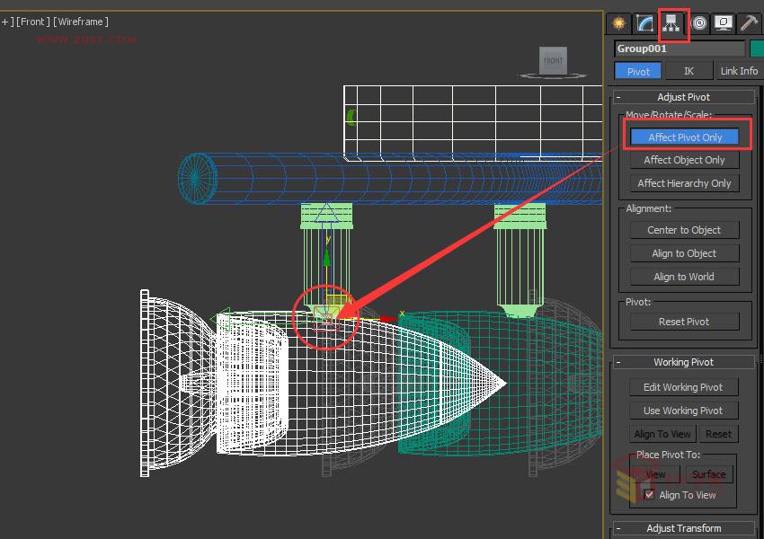 3DSMAX使用注视控制器绑定灯光特效