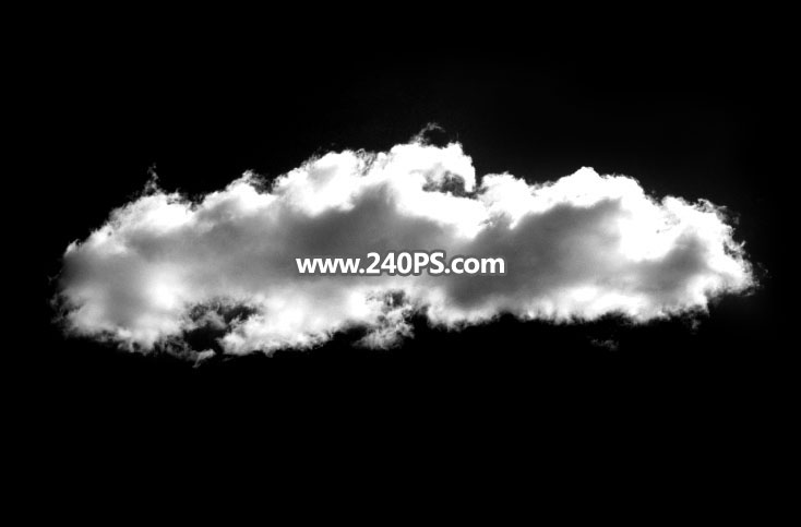 Photoshop巧用通道工具快速抠出白云图片